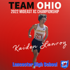 Mid-East Cross Country Championships - 2022 Mideast XC Championship Kaiden Lanroy