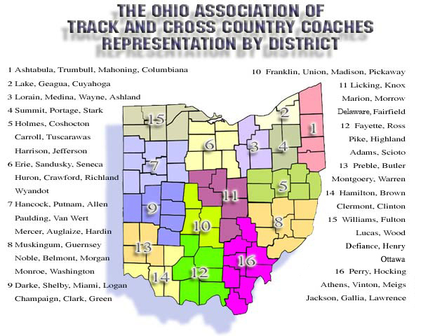 OATCCC Ohio Map